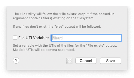 File Utility Workflow Object